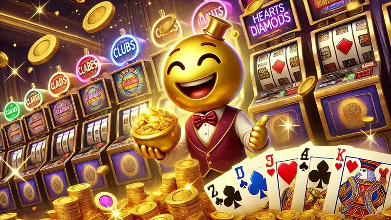 Visual permainan bertema untuk hiburan mobile KINGSLOT