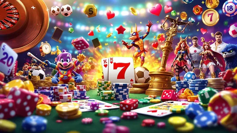 Ilustrasi hiburan permainan reel di KINGSLOT