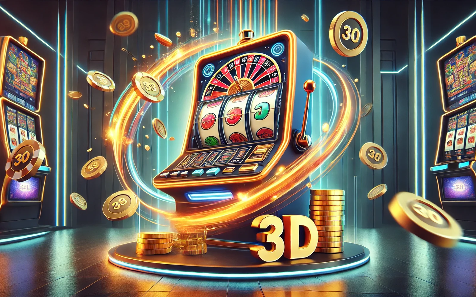 Layar permainan slot mobile dengan tema visual yang cerah